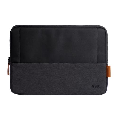TRUST Lisboa 33.8 cm (13.3) Sleeve Case, Black, Grey