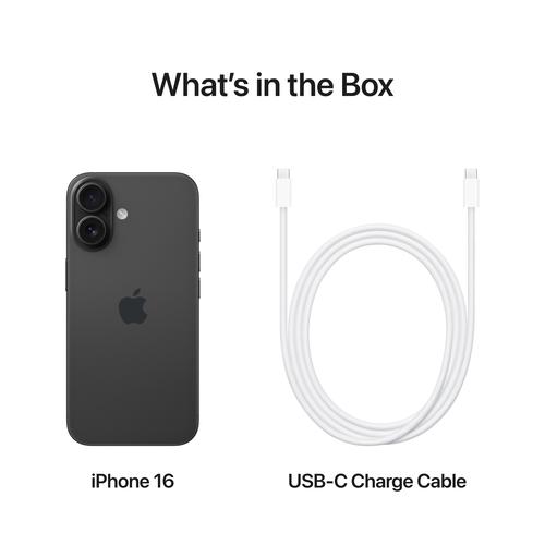 APPLE iPhone 16 128GB Black (MYE73QN/A)
