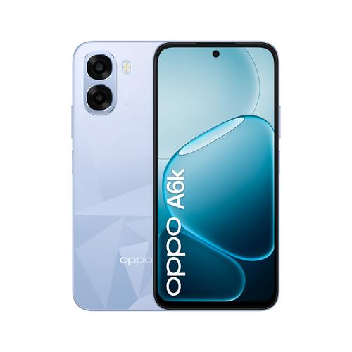 OPPO A6k 17.1 cm (6.75") Dual SIM Android 15 4G USB Type-C 4 GB 256 GB 6100 mAh Blue