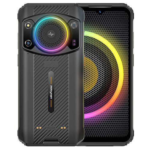 Ulefone Armor 21, 16.7 cm (6.58 inches), Dual SIM, Android 13, 4G, USB Type-C, 8 GB, 256 GB, 9600 mAh, Black