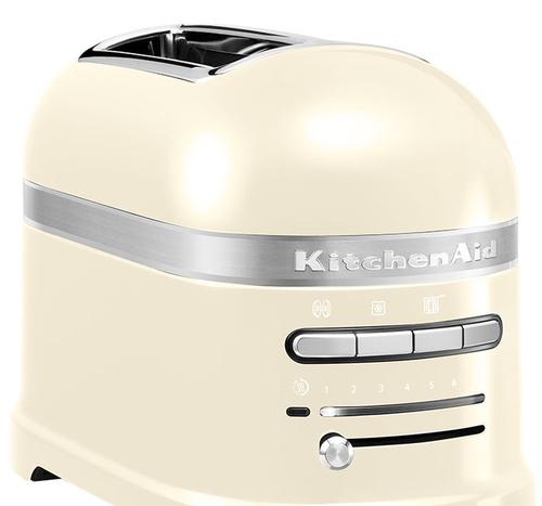KitchenAid 5KMT2204EAC 7 2 slice(s) 1250 W Cream, Stainless steel