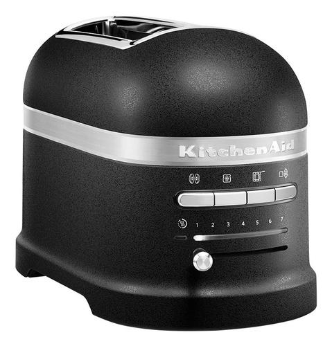 KitchenAid 5KMT2204EBK 7 2-slice toaster 1250 W Black, Stainless steel