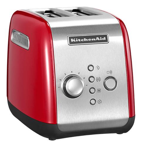 KitchenAid 5KMT221EER 7 2 slices 1100 W Red, Stainless steel