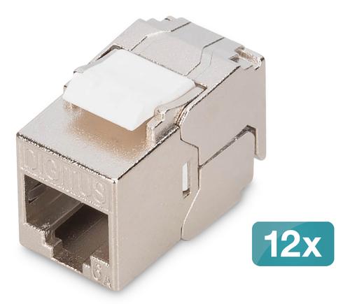 Digitus Keystone Cat6A shielded 12 pieces tool-free