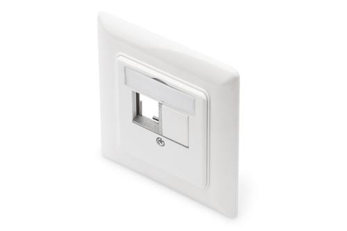 Digitus Learning modules with central plate and frame, 2x Keystone