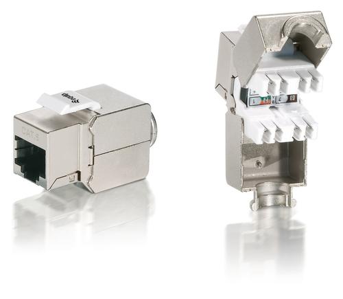 Equip Keystone Jack shielded Cat6 LSA 8pcs in polybag