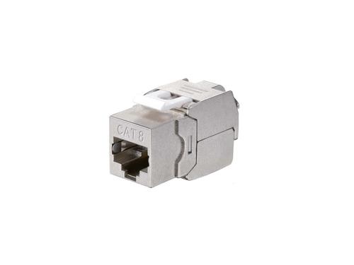 Equip Keystone Jack shielded Cat8.1, incl. 8 pcs, si