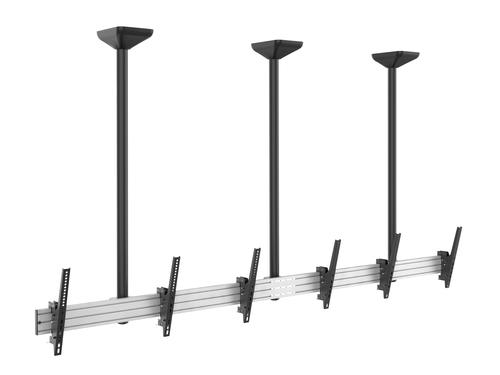 Equip Ceiling mount 45"-50"/3TFT 50kg Manu Triple sw lite Retail (Freight shipping)