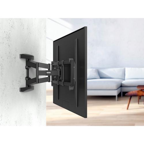 Hama TV wall mount, swiveling, tilting, extendable, 305cm (120 in.), black