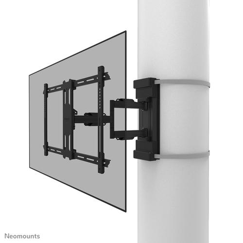 NeoMounts Pillar Mount | WL40S-910BL16 | Levelling, tilt, swivel, depth adjustment | 40-70" | Maximum weight capacity: 45 kg | Black