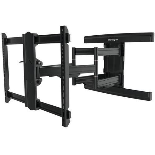 StarTech.com TV Wall Mount supports up to 100-inch VESA displays - Low-profile full-motion TV wall mount for large displays - Heavy-duty adjustable tilt/swivel articulating arm bracket