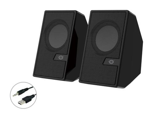 Conceptronic 2.0 Bluetooth speaker BT5.0/USB-A/FB/+ 6W black