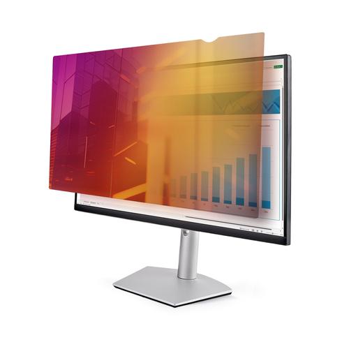 StarTech.com 27-inch 16:9 Gold Monitor Privacy Screen, Reversible Filter with Enhanced Privacy, Glossy Computer Security Filter, Removable Screen Protector/Shield, +/− 30 Deg.