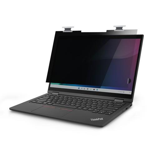 StarTech.com Lenovo X13 Yoga Gen 4 Bright Privacy Screen Filter with Touch, Flip-Over, 75% Light Transmittance, Anti-Glare Privacy Filter, +/- 30° Viewing Angle