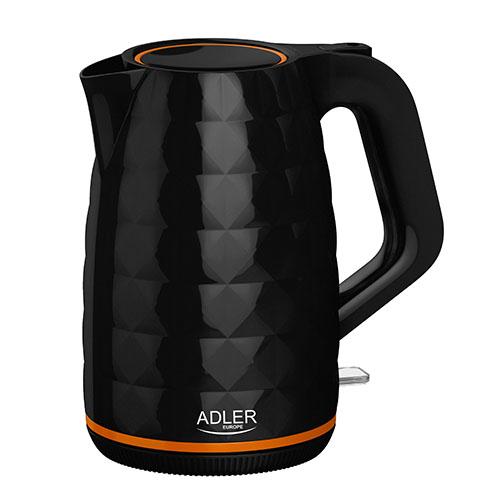 Adler AD 1277 B electric kettle, 1.7 L, 2200 W, black