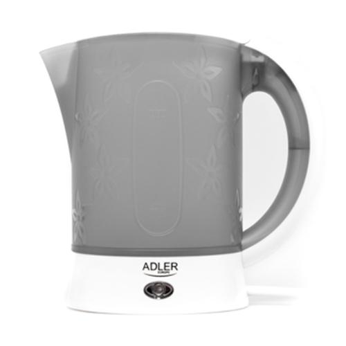 Adler AD 1268 electric kettle, 0.6 L, 600 W, Grey