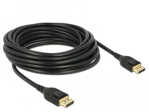 Delock DisplayPort Cable St St 8K 60Hz 1.00m black