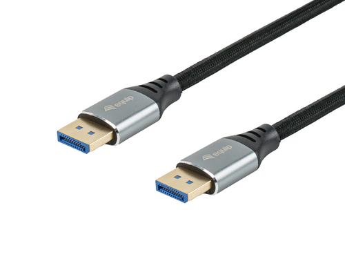 Equip DisplayPort 2.1 Premium 16K/60Hz St/St 3.00m black