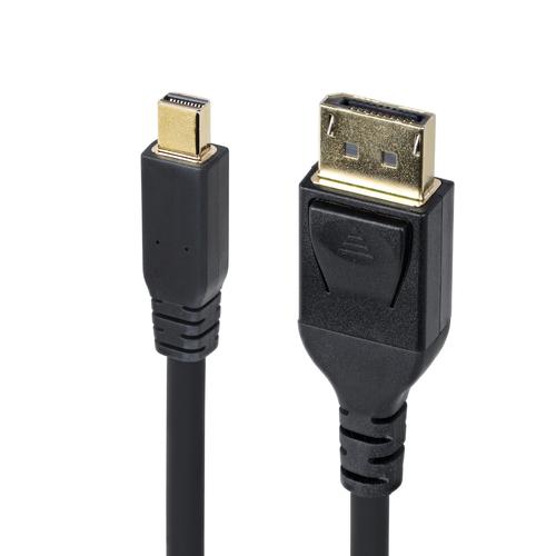 StarTech.com 10ft (3m) Mini DisplayPort to DisplayPort 1.4 Cable – 8K 60Hz/4K 120Hz HBR3 HDR, UHD mDP to DP 1.4 Cord, Ultra HD Monitor/Video Cable