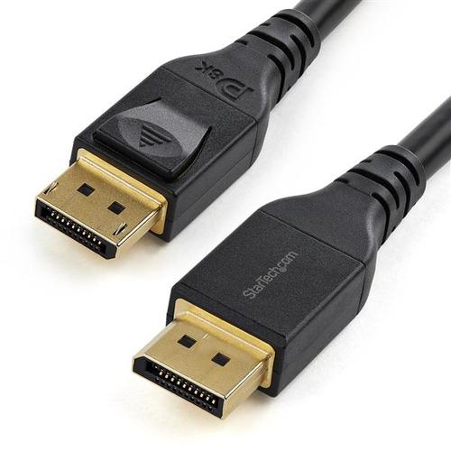 StarTech.com 13ft (4m) VESA Certified DisplayPort 1.4 Cable, 8K 60Hz HBR3 HDR, UHD DisplayPort to DisplayPort Monitor Cord, Ultra HD 4K 120Hz DP 1.4 Video Cable, Male to Male DP Connector