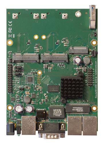 MikroTik RBM33G wired router, Black, Green