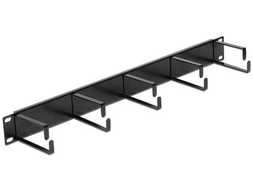 Delock 19" Cable Management 1HE black