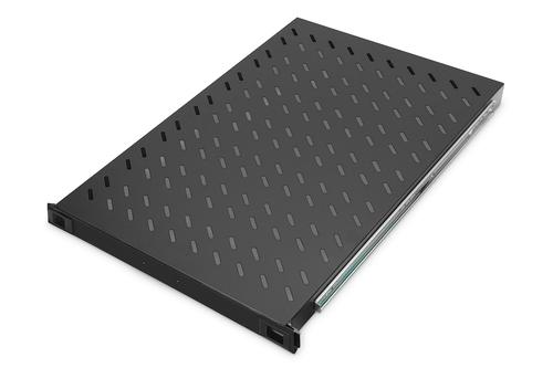 Digitus Shelf 1HE 30x483x570mm up to 25kg grey pull-out