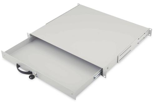 Digitus Lockable keyboard drawer, 1U (gray)