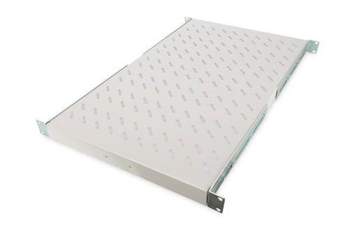 Digitus 1U fixed shelf for 1000 mm deep enclosures, 44x483x737mm, grey