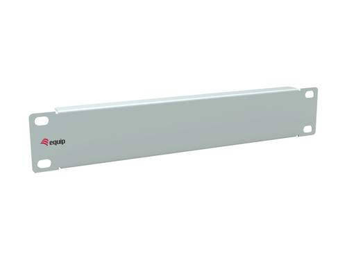 Equip 10" Blind Plate 1U RAL7035