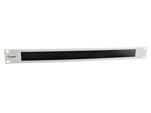 Equip 19" Brush Panel 1U RAL7035
