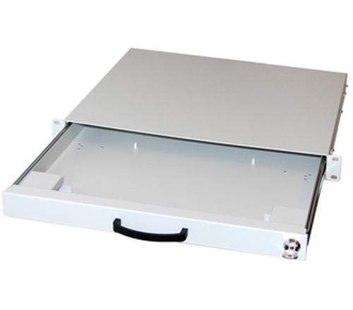 Equip 19" Keyboard/Mouse Drawer Slide/Telescopic 1U RAL7035