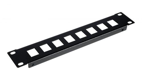 Equip 10" Patch Panel 8xRJ45 Keystone Jacks (empty) 1U black