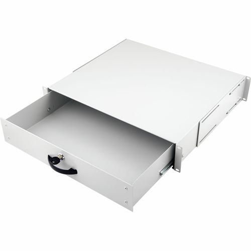 Equip 19" drawer for server cabinets lockable 2U RAL7035