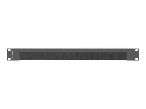 LANBERG 19" Rackmount Brush Panel, Black