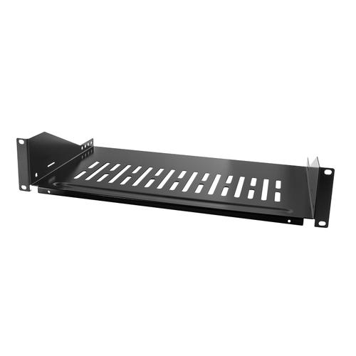 Logilink 19" Fachboden Befestigung only front T=700mm black