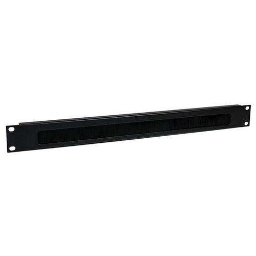 StarTech.com 1U High-Density Brush Strip Cable Management Panel, Sturdy Steel Horizontal Data Centre Cable Organizer