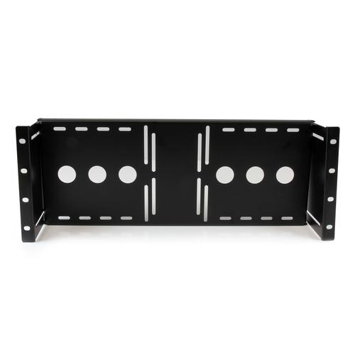 StarTech.com 4U Universal VESA LCD Monitor Mounting Bracket for 19-inch Rack or Cabinet - TAA Compliant - Cold-Pressed Steel Bracket