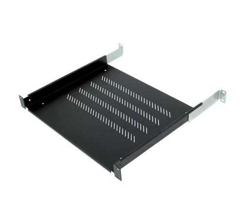 Triton 19-inch 1U 150mm black plastic shelf