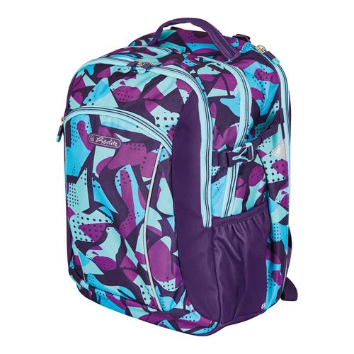 Herlitz Elementary school backpack Ultimate empty CamoPurple