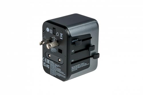 Verbatim Universal Travel Adapter UTA-03 (black/silver