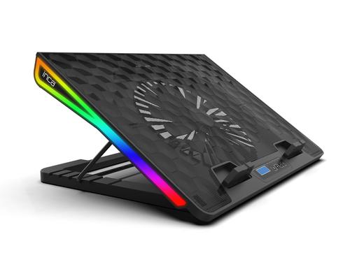 Inca Notebook Cooler 1x 185x20mm Fan/RGB/ 800RPM/2xUSB retail