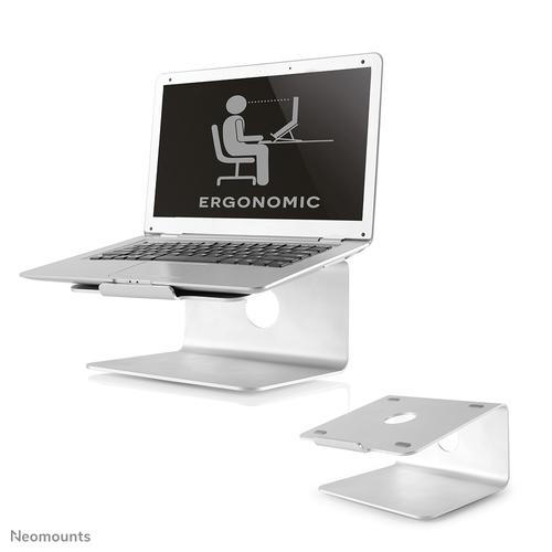 NeoMounts Silver aluminum polished laptop/IPAD stand