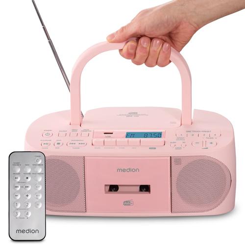 MEDION ® LIFE® DRX-1 Plus Boombox pink