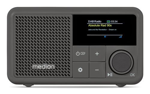 MEDION LIFE® S66822 Portable DAB+ Radio, gray