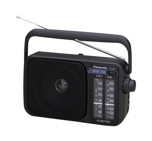 PANASONIC RF-2400D Portable Analog Black (RF-2400DEG-K)