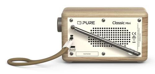 Pure Bug PURE DAB+ raadio Classic Mini Portable Digital Kreem, Puit - Smartech.ee