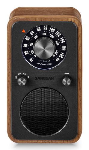 Sangean WR-9 Personal Analog Walnut
