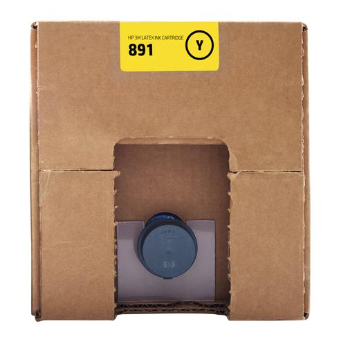 HP 3M 891 10-liter Yellow Latex Ink Cartridge