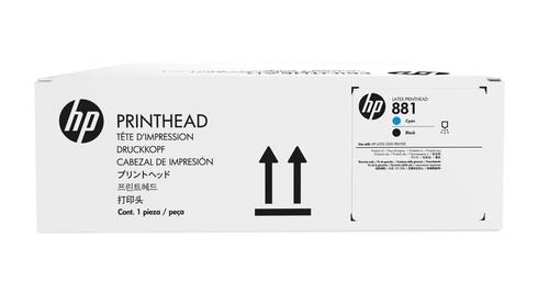 HP 881 Cyan/Black Latex Printhead print head Thermal inkjet